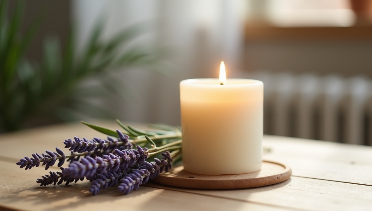 Lavender and Sage candle by Vorxyrelmrizao